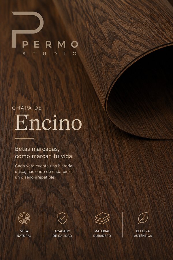 Chapa de encino — materiales DIPER
