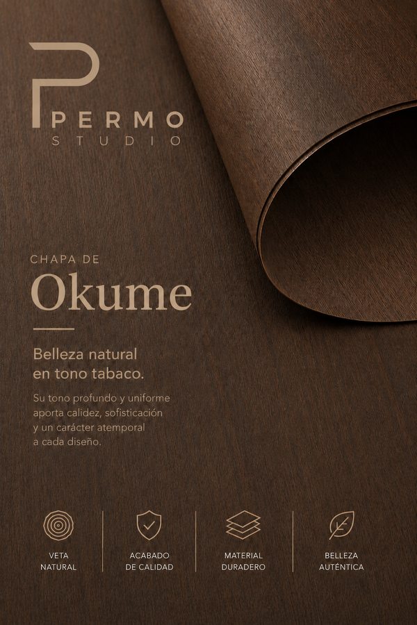 Chapa de okume — materiales DIPER