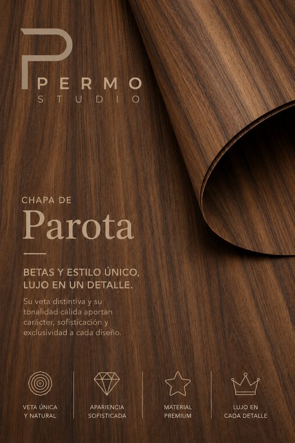 Chapa de parota — materiales DIPER