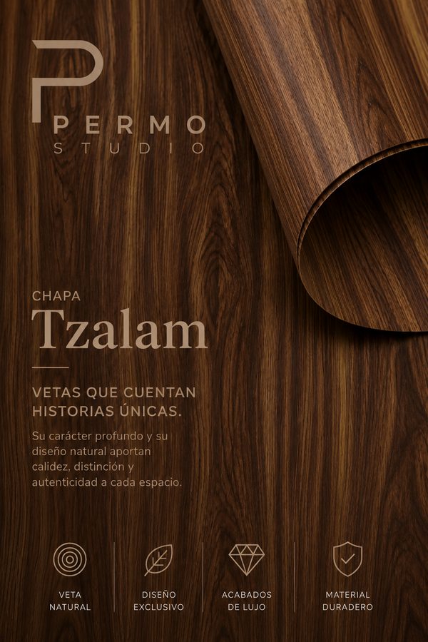 Chapa de tzalam — materiales DIPER