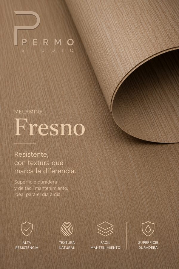 Melamina fresno — materiales DIPER